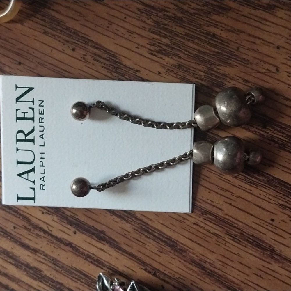 Ralph Lauren dangle pierced  earrings